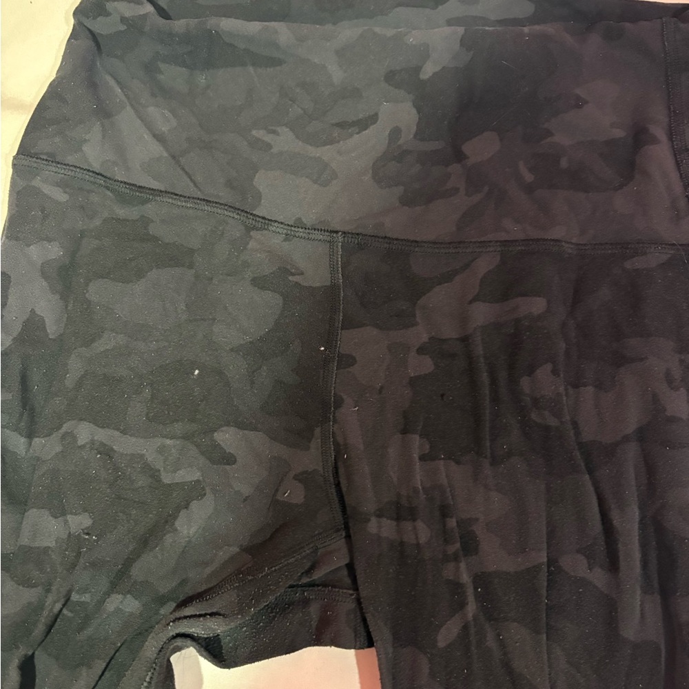 lululemon athletica Black Camo Leggings